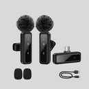 Micrófono inalámbrico con cable K3 (J81) USB, recargable con batería de polímero, con enchufe de 2,5 mm y indicador LED para conferencias de video, podcasting y grabación de voz. Disponible en negro, ideal para cantantes, podcasters y grabación de voz. D
