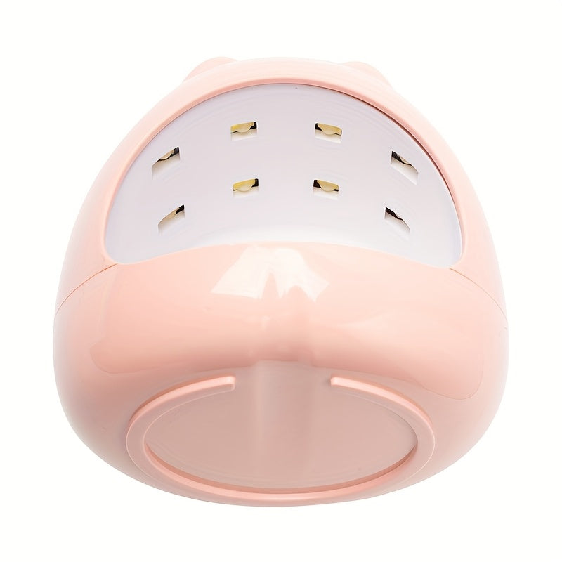 LAMPARA DE UÑAS MINI LINGCHIHAO, LÁMPARA DE UÑAS DE GEL DE SECO RÁPIDO 24W, LUZ UV PORTÁTIL PARA EXTENSIÓN DE UÑAS FÁCIL Y RÁPIDA, LÁMPARA DE CURACIÓN LED UV PARA PRINCIPIANTES DE MANICURA, ARTE DE UÑAS DIY, APARIENCIA LINDA