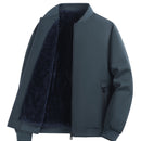 Chaqueta Casual para Hombre con Forro Polar - Ligera, con Cremallera y Bolsillos, Poliéster, Cuello de Béisbol, Perfecta para Otoño e Invierno