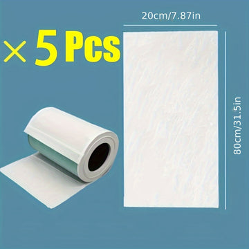 5pcs Almohadillas de Filtro para Aire Acondicionado - Retardante de Llama, Ignífugo y Antipolvo, 80.01x19.99cm, Diseño Fácil de Colgar para Mejorar la Calidad del Aire en el Hogar, Captura PM2.5, Polen y Humo, Filtros de Aire para el Hogar