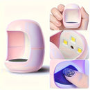 Lámpara de uñas LED de secado rápido con alimentación USB y cable - Diseño portátil en forma de huevo para el arte de uñas de secado rápido, esencial para el cuidado de las uñas de las mujeres | Cuerpo de plástico moderno, no necesita batería, accesorios