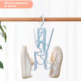 Gancho De Ropa Ajustable x5 Organizador Closet Bebé PER1