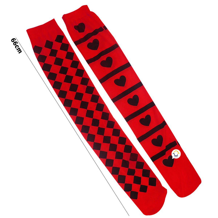 Medias Largas Arlequín Bucaneras Accesorio Halloween Adulto Disfraz BJ152