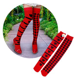 Medias Largas Arlequín Bucaneras Accesorio Halloween Adulto Disfraz BJ152