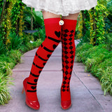 Medias Largas Arlequín Bucaneras Accesorio Halloween Adulto Disfraz BJ152