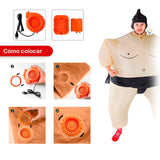 Disfraz Inflable Sumo Traje Luchador Fiesta Disfraces Halloween OF460
