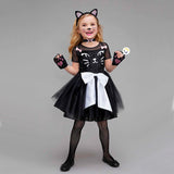 Kit Accesorios Gata Disfraz Halloween Fiesta Disfraces FS9019