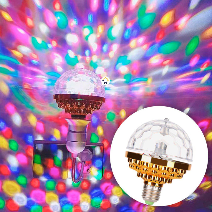 Bombillo LED Giratorio RGB Discotequero Luz Navidad XX211