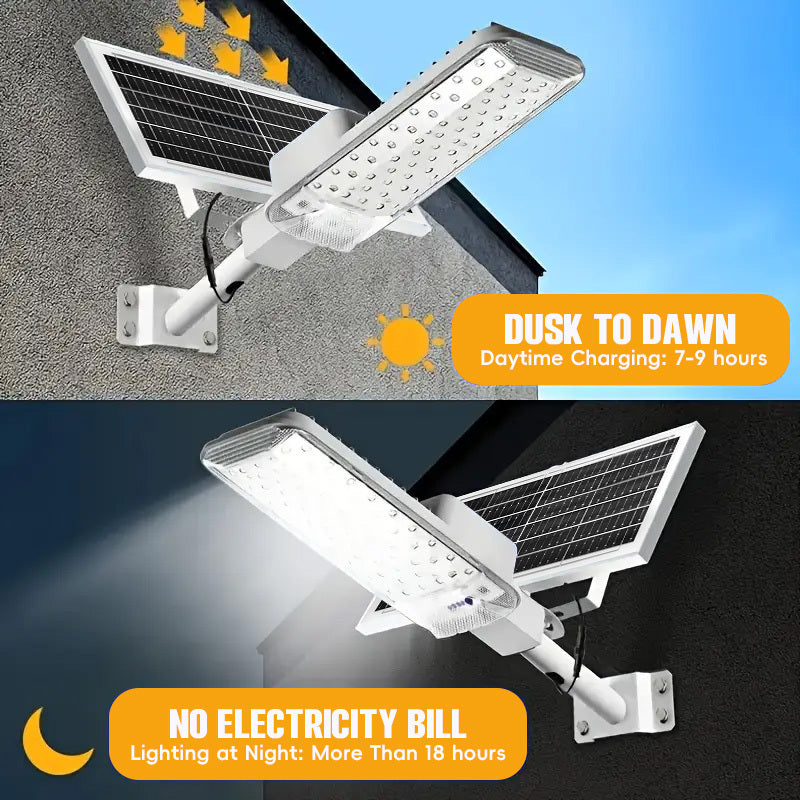Luz solar para pared exterior, potente lámpara solar LED para caminos, iluminación portátil con sensor de movimiento y batería de litio 4000mAh/6000mAh, sensor infrarrojo, cubierta de plástico, control remoto - Ideal para patios, garajes, bodegas, áreas