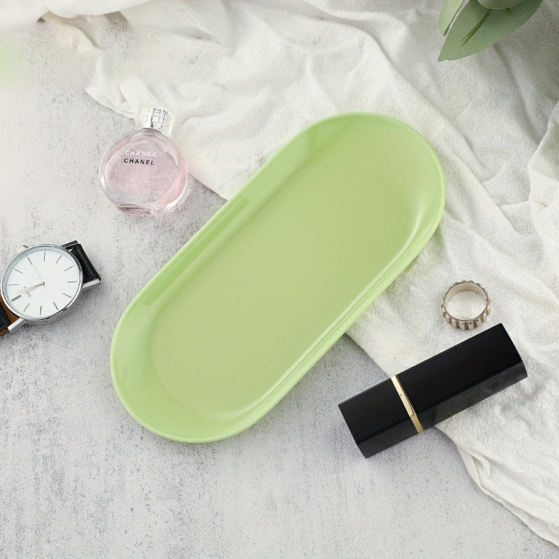 3 piezas de bandeja de plástico para arte de uñas, bandeja de almacenamiento de herramientas de manicura, bandeja organizadora de maquillaje para cuidado de uñas, soporte de pinzas, herramientas de bandeja de uñas falsas