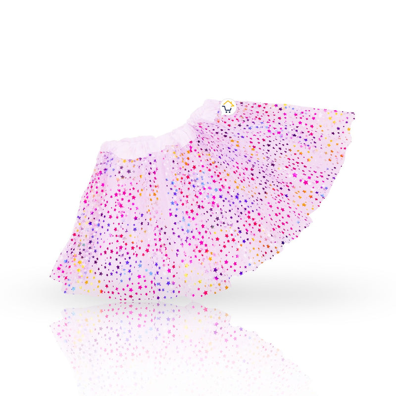 Tutú Estrellas Niñas Colores Falda Ballet Disfraz OF359
