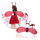 Disfraz Mariquita Alas Diadema  Niñas Halloween OD577MA