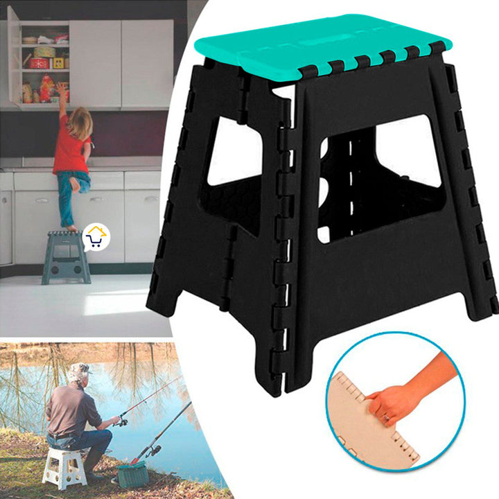 Silla Plegable Portátil Taburete Plegable Camping Cómoda Liviana Resiste 150kg SP01EHL