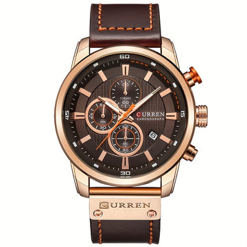 Reloj deportivo para hombre CURREN, cronógrafo multifuncional de pulsera
