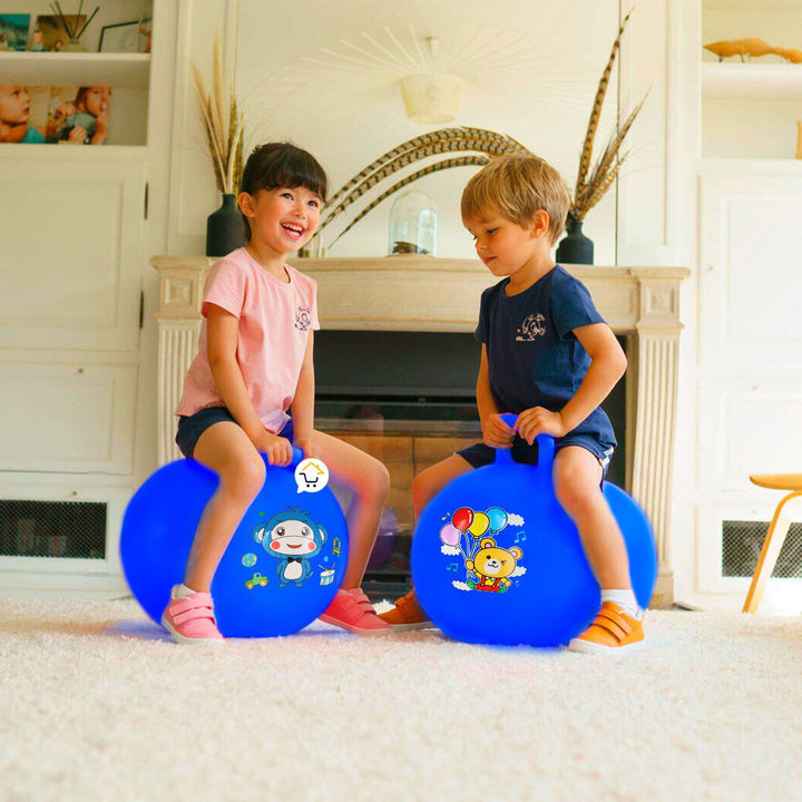 Pelota Saltarina Inflable Agarradera juguete Montable Infantil GM2201