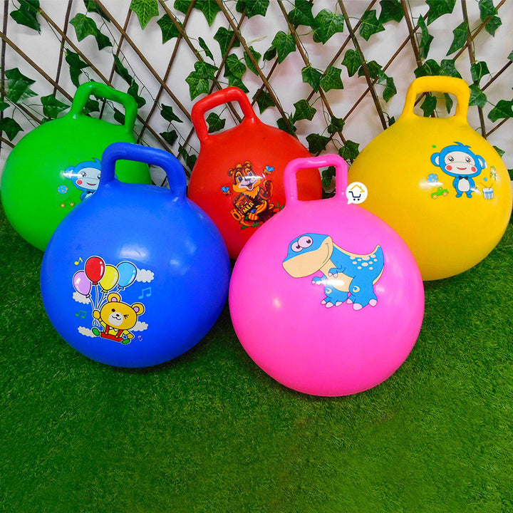 Pelota Saltarina Inflable Agarradera juguete Montable Infantil GM2201