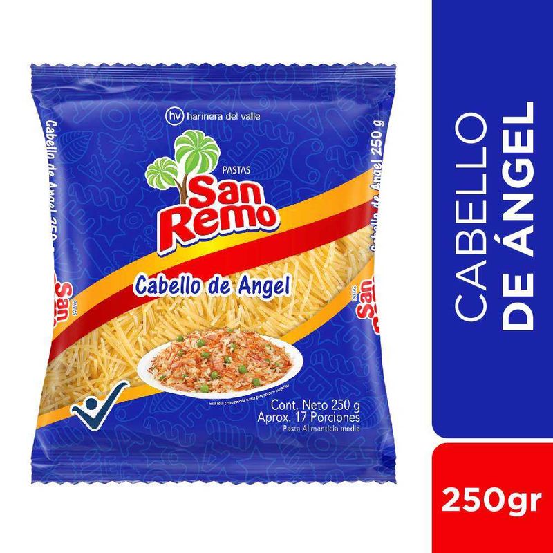 PASTA SAN REMO 250G CABELLO ANGEL