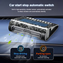 1pc Purificador de Aire Solar para Coche, Textura de Fibra de Carbono, Tecnología Inteligente, Uso en el Vehículo, Eliminación de Olores, Esterilización por Desinfección, Generador de Ozono, Funcionamiento Automático al Estacionar, Carga Solar, Matrícula