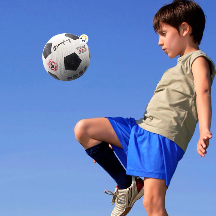 Balón Fútbol N°4 juguete Blanco Deporte Recreativo JS2202