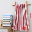 1 juego de toallas de microfibra suave con rayas grises y blancas - Secado rápido, absorbente, toallas de poliéster ultra-suaves para uso doméstico, estilo contemporáneo, solo lavado a mano, esenciales para el hogar | Decoración moderna del hogar | Toall