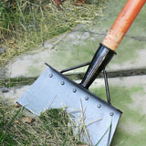 Pala de jardín de metal de alta resistencia - Herramienta multifuncional para eliminar malezas, nieve y hielo para jardines, cuidado de césped y uso agrícola - Mango ergonómico, diseño duradero para una eficiente eliminación de malezas y desechos, herram