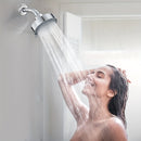 Cabezal de Ducha de Alta Presión de 5 Modos, Cabezal de Ducha de Rociado Superior para Baño, Cabezal de Ducha Fijo para Baño, Cabezal de Ducha de Gran Caída de Agua, Accesorios de Baño