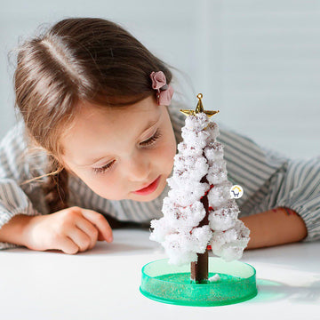 Árbol De Navidad Mágico Decoración Florece Cristal ANM01