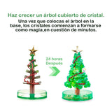 Árbol De Navidad Mágico Decoración Florece Cristal ANM01
