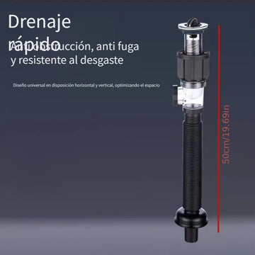 Juego de Tubos Retráctiles Antiodor para Cocina y Baño de 1 Pieza - Tubo de Drenaje Universal para Inodoro, Tubo de Agua y Accesorios