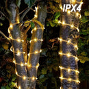 1 pza. Tubos de luces de caja de batería de 8 funciones, tiras de luces, decoraciones y accesorios para interiores y exteriores, utilizados para iluminación de jardines, bodas, fiestas, árboles, iluminación navideña sin baterías.