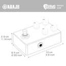 1 ud Pedal de Efecto de Guitarra D-4 de Alta Ganancia - Sonido Estilo Británico Verdadero con True Bypass, Tamaño Compacto y Construcción Duradera para Guitarristas Eléctricos