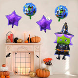 Bouquet Globos Metalizados X5 Fiesta Decoración Halloween GH01