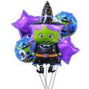 Bouquet Globos Metalizados X5 Fiesta Decoración Halloween GH01