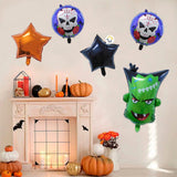Bouquet Globos Metalizados X5 Fiesta Decoración Halloween GH01