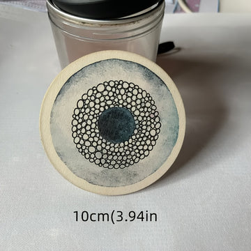 8pcs Posavasos de Café Simples y Elegantes, Posavasos de Madera, Esenciales para Reuniones Familiares de Vacaciones, Adecuados para Bares, Empresas, Hogares, Varios Lugares 9.98cm*9.98cm
