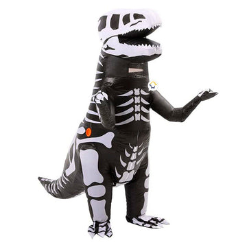 Disfraz Dinosaurio Esqueleto Gigante Inflable Adulto DNHUESO