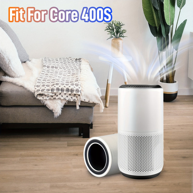 Filtro de Repuesto para Purificador de Aire LEVOIT Core 400s - Absorbente de Toxinas Blanco, Compatible con LEVOIT Core 400s-RF y Modelos de Habitaciones Grandes, 1pc