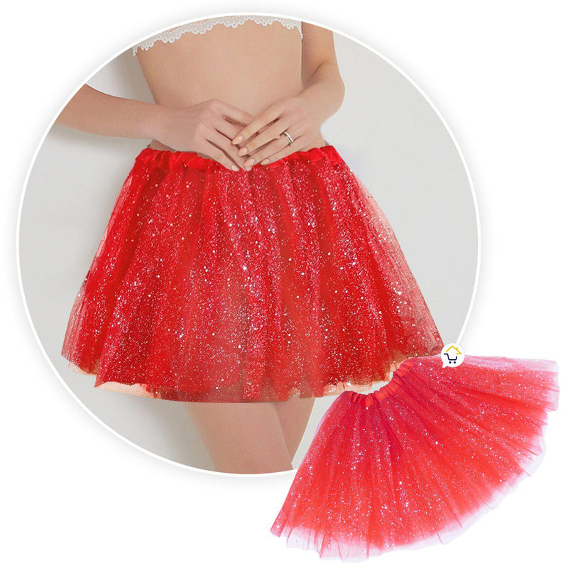 Tutú Purpurina Adulto Colores Falda Ballet Disfraz Halloween TUTU2
