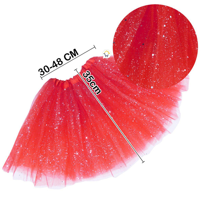 Tutú Purpurina Adulto Colores Falda Ballet Disfraz Halloween TUTU2