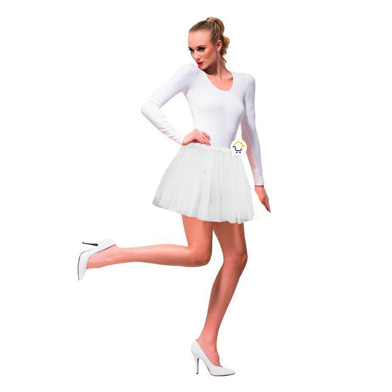 Tutú Purpurina Adulto Colores Falda Ballet Disfraz Halloween TUTU2