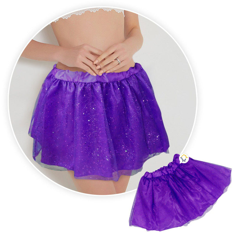 Tutú Purpurina Adulto Colores Falda Ballet Disfraz Halloween TUTU2