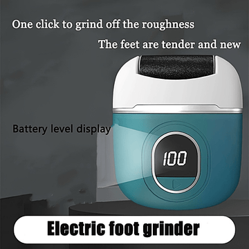1pc Amoladora eléctrica portátil USB para pies, Cuidado de los pies, Herramienta removedora, Recortador Dead Light Beige, Eliminación de cutículas dura Light Beige