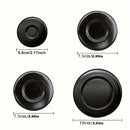 Tapas de quemador de estufa de gas de 4 piezas para estufas Sabaf: tamaños de 55mm, 75mm y 100mm