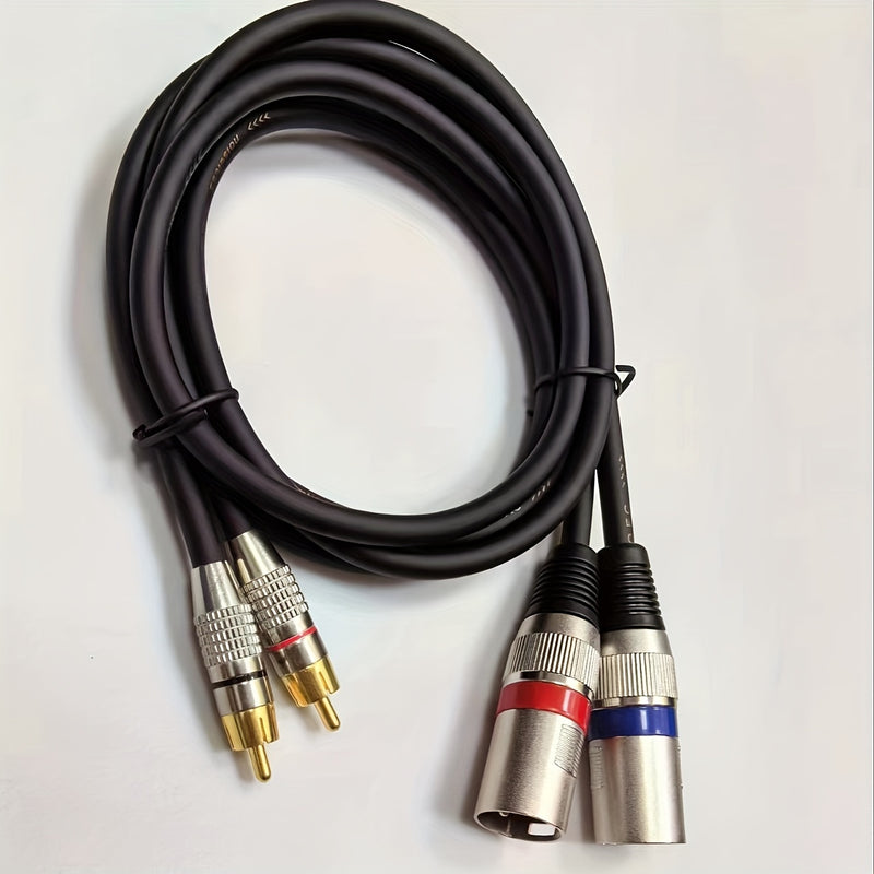 2 piezas de Cable de Audio RCA para Instrumentos Cannon