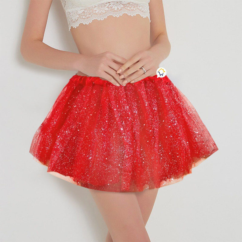 Tutú Purpurina Adulto Colores Falda Ballet Disfraz Halloween TUTU2