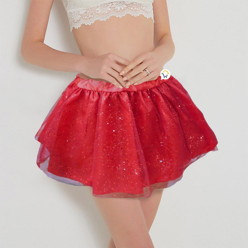 Tutú Purpurina Adulto Colores Falda Ballet Disfraz Halloween TUTU2