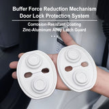 2 piezas/4 piezas de protector de cerradura de puerta de coche de silicona - Ajuste universal para la mayoría de los vehículos, absorción de impactos, platos de choque gruesos a prueba de óxido, reducción de ruido y protección completa