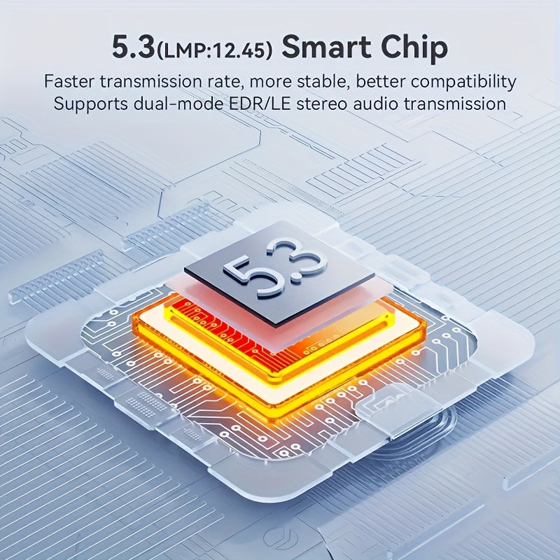 Adaptador de red USB '5.3 Adaptador inalámbrico, enchufa y juega sin controlador, admite conexiones de varios dispositivos para auriculares/altavoces/tabletas/teclados y ratones/controladores de juegos/máquinas de grabado/ordenadores/teléfonos móviles