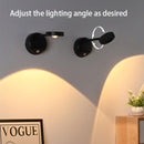 1 pieza de luz de pared LED con sensor de movimiento recargable, inalámbrica, fácil de instalar, perfecta para escaleras, pasillos, salas de estar y dormitorios, control táctil, cuerpo de ABS, luz de sensor de movimiento para interiores.