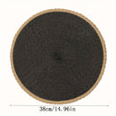 4/6 Piezas de Manteles Redondos, Temática Halloween, 15 Pulgadas Antideslizantes y Lavables para Uso en Interiores y Exteriores, Ideales para Bodas y Decoraciones de Fiestas